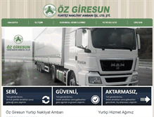 Tablet Screenshot of ozgiresun.com.tr